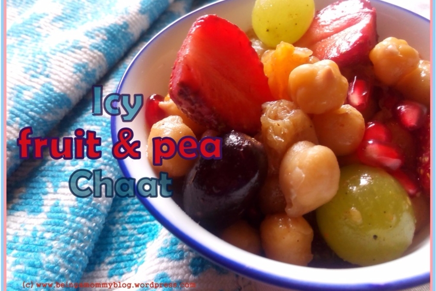 Recipe: Icy Fruit and Pea Chaat