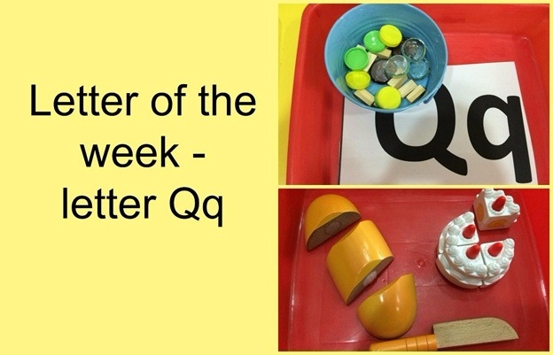Queueing up fun activities for letter Q!