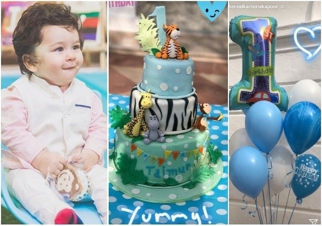 Baby Taimur Celebrates Royal Bday With A Jungle Cake And A Forest As A Gift!