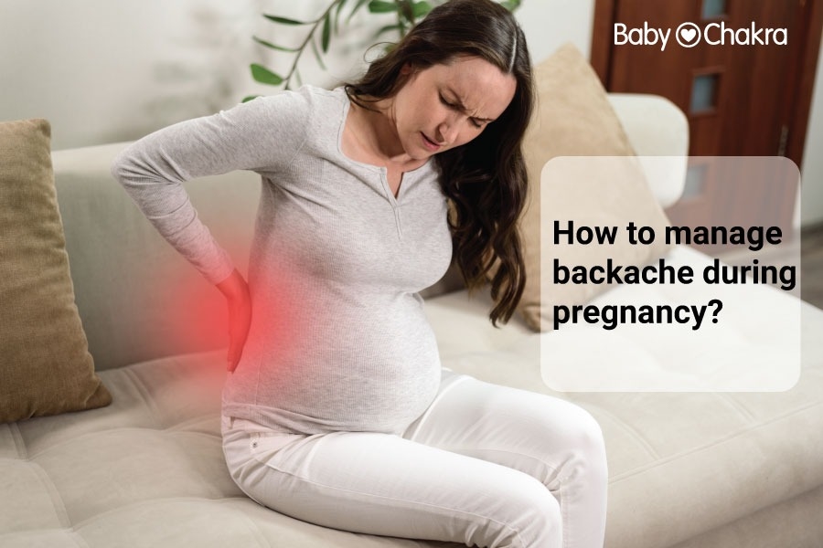 How To Manage Backache During Pregnancy?