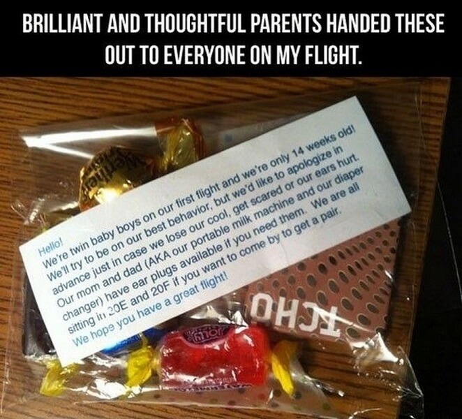 thoughtful airline parents