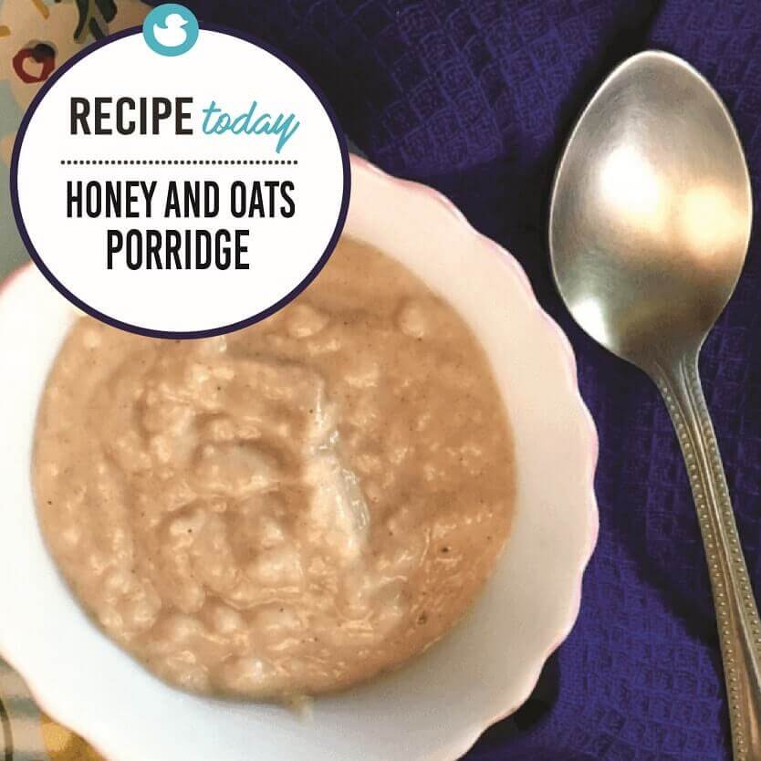 honey and oats porridge