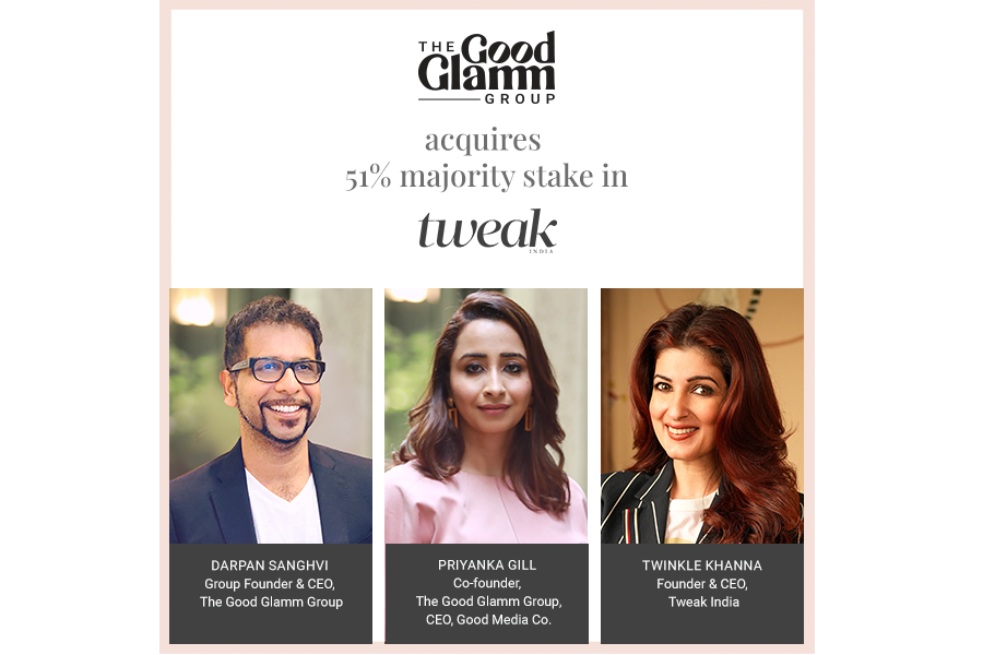 The Good Glamm Group Acquires Majority Stake In Tweak India As Part Of The Good Media Co.