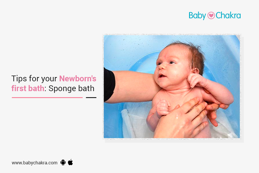 Tips For Your Newborn&#8217;s First Bath: Sponge Bath